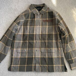 Harley-Davidson Men's Plaid Shirt Jacket Vintage Yarn Dyed